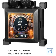 خنک کننده مایع پردازنده LIANLI HydroShift LCD 360R Black